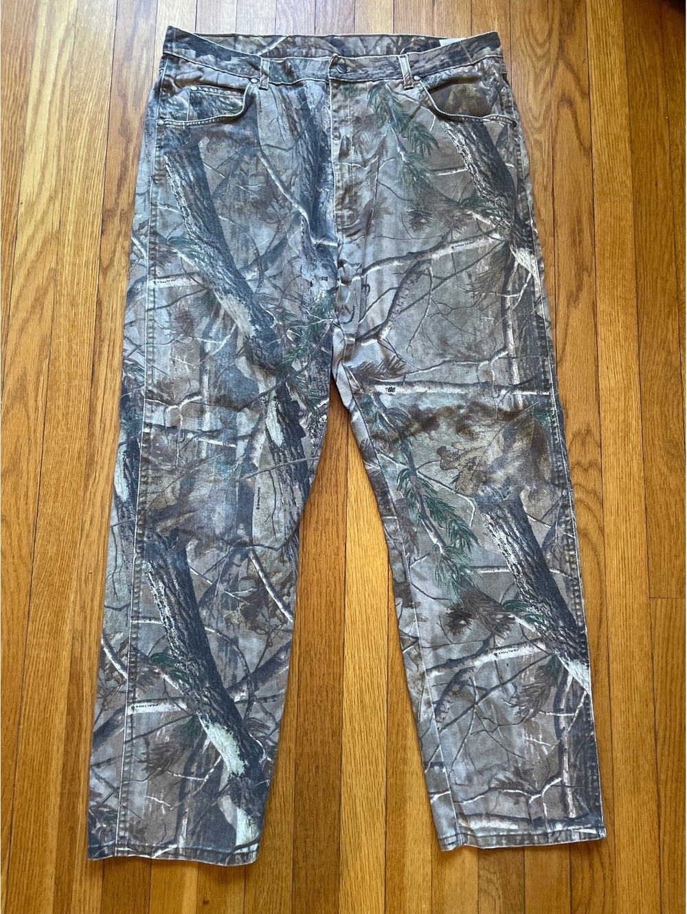 Wrangler Pro Gear Realtree Camo Jeans 40x32 Hunting Straight Leg Pants